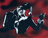 Harley Quinn Spray Paint