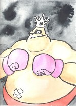 king hippo, punch out, video game, nes