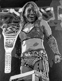 WWE Asuka Acrylic Painting