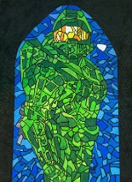 halo, master chief, video game, acrylic
