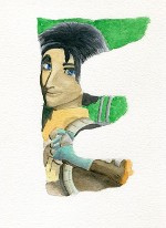 star wars, alphabet, watercolor, art, rebles, ezra