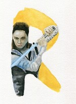 star wars, alphabet, watercolor, art, rey, jedi, lightsaber, rey skywalker