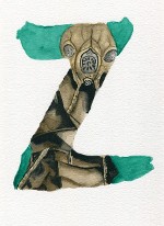 star wars, alphabet, watercolor, art, zuckess